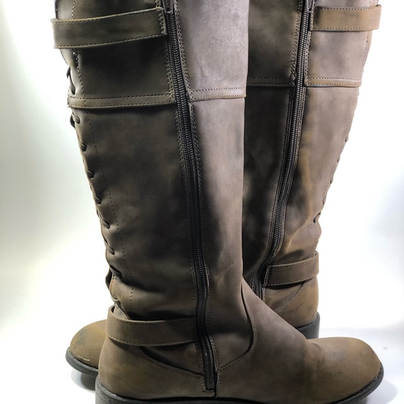 SO 2017 Carla brown tall Riding boots Girls size 5 - Picture 2 of 8